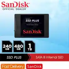 ภาพขนาดย่อของภาพหน้าปกสินค้าSanDisk SSD PLUS 3D NAND 2.5" SATA Solid State Drive Max. 560MB/s ((120G/240G/480G/960G) เหมาะสำหรับโน๊ตบุ๊คและเดสก์ท็อป รับประกัน 3 ปี จากร้าน Hayon บน Lazada ภาพที่ 4