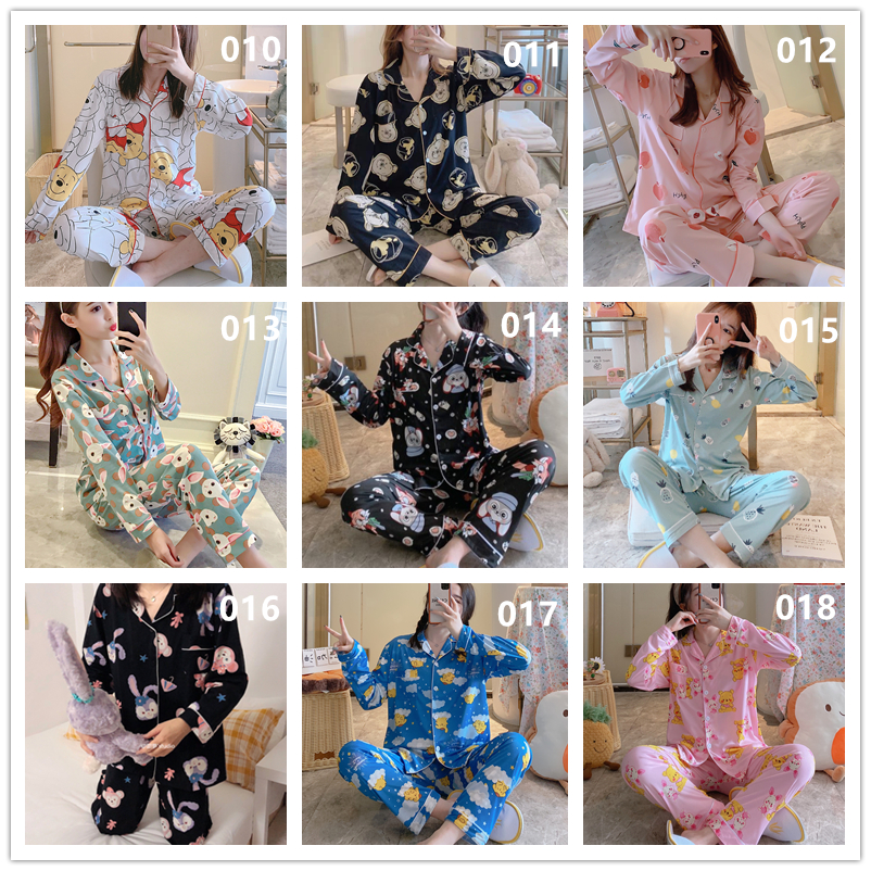 40 ลาย ชุดนอนผ้าคอตตอน ลายใหม่มาแล้ว ชุดนอนผ้าคอตตอน ชุดนอนแขนขายาว คอ ...