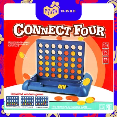 Connect 4 in A Row Strategy Toy Board Game Family Parent-child Preschool Education Boy child Girl Toy