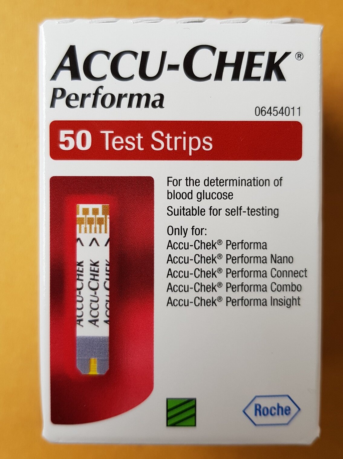 Accu-chek Performa Test strip/แผ่นตรวจน้ำตาล กล่อง 50ชิ้น (หมดอายุ30/09/2022)