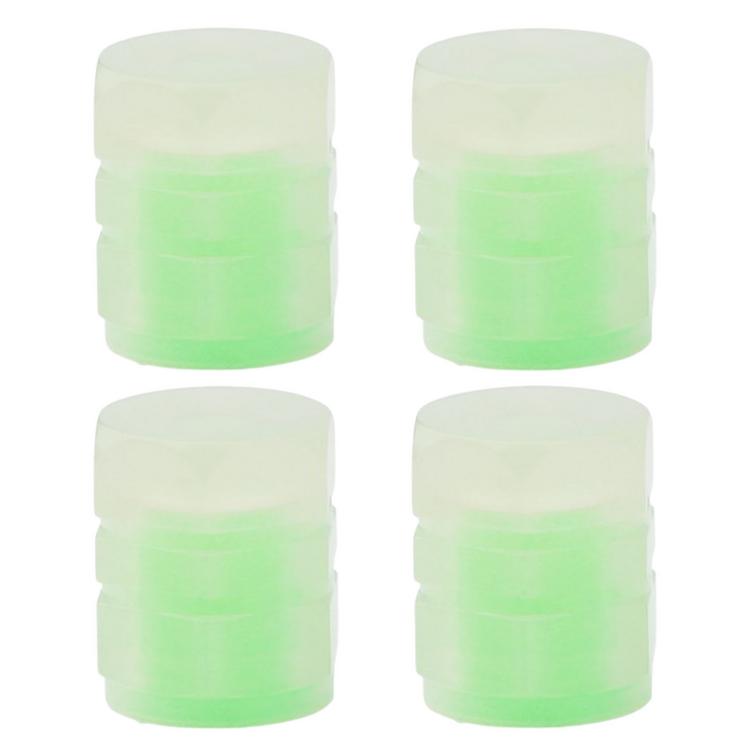 Tire Valve Stem Caps 4 Pack Luminous Bike Car Wheel Tire Valve Stem Cap ...