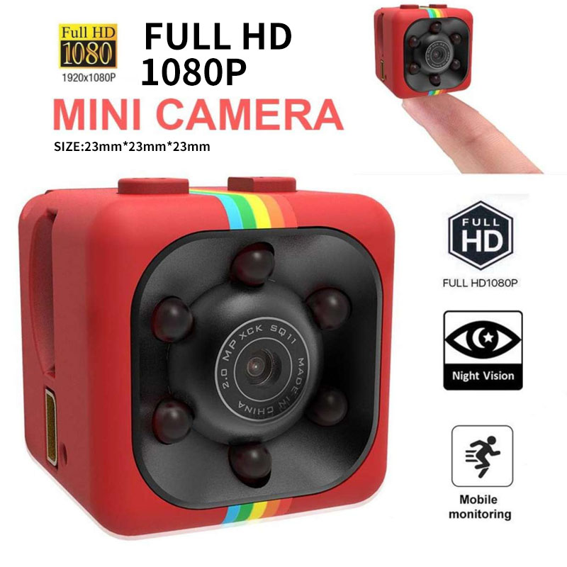 SQ11 Mini Camera HD motion sensor night vision camera DVR micro motion camera DV video small camera wireless camcorder spy tool CCTV