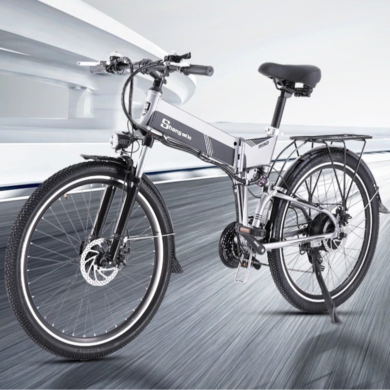 จักรยานไฟฟ้า 48V500W จักรยานเสือภูเขาไฟฟ้า 48V12.8AH แบตเตอรี่ลิเธียม ebike จักรยานไฟฟ้า