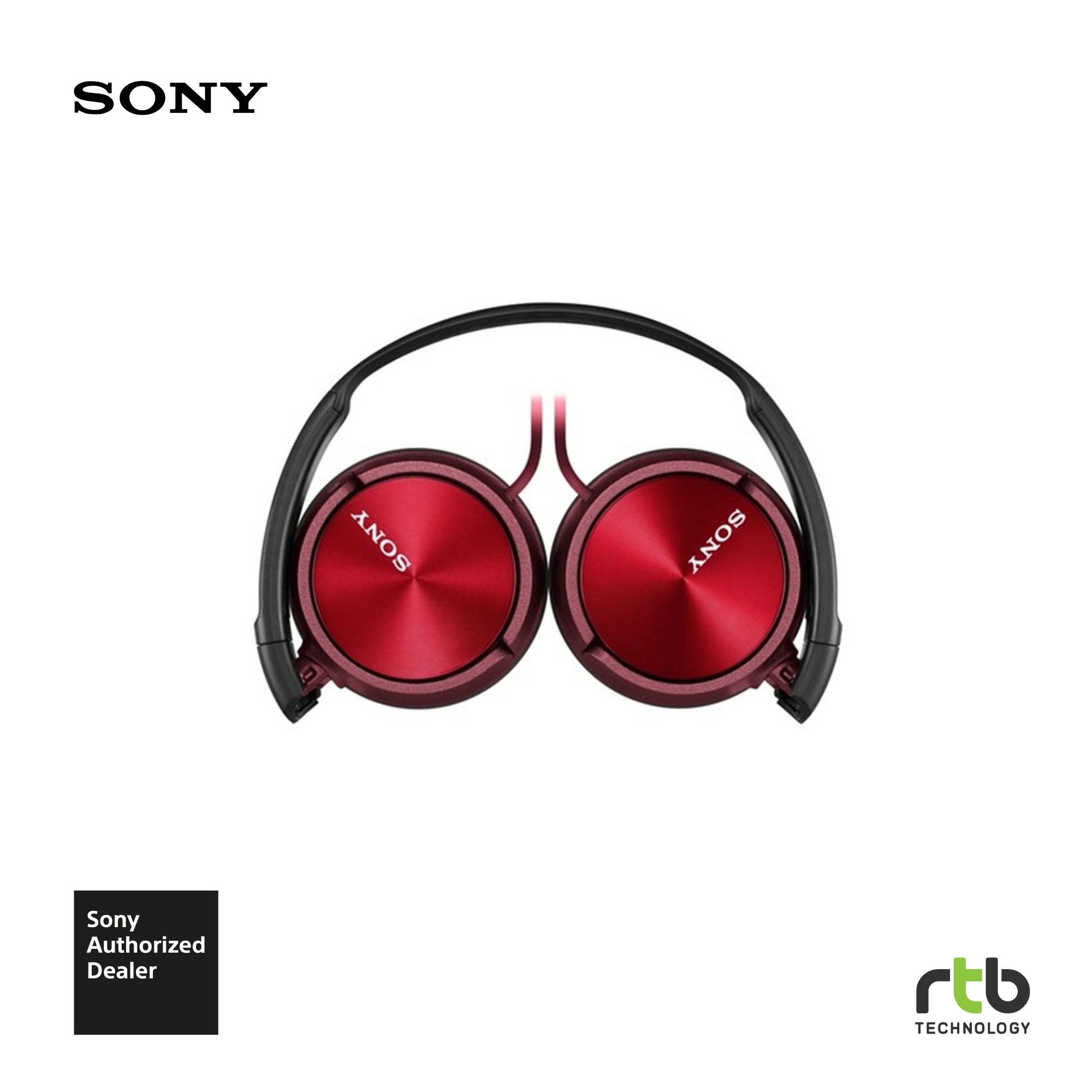 Sony Mdr Zx310ap Series Balanced Sound Headphone With Mic Red Rtb Thaipick 7966