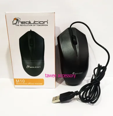 เมาส์ Neolution M10 Mouse USB (สีดำ) Black