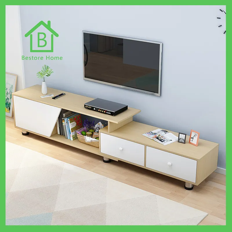 ฺBestoreHome ตู้วางทีวี ชั้นวางทีวี ขาทรงโมเดิร์น