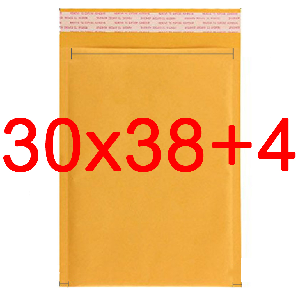 ซองกันกระแทก กระดาษคราฟท์ สีเหลือง มีบัลเบิ้ลด้านใน ซิล ผนึกโดยแถบสติ๊กเกอร์ คุณภาพสูง ราคาถูก ขนาดต่างๆ จำนวน 25 ซอง by Package Maiden สี 30x38+4 สี 30x38+4ขนาดสินค้า Other
