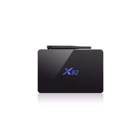 ANDROID BOX X92 กล่องแอนดรอยด์, แอนดรอยด์ 7.1,เล่นเน็ตเล่นเฟส ยูทูป ดูหนัง ฟังเพลง เล่นเกม ดูฟรีทีวีออนไลน์ ลงแอพได้, เชื่อมต่อไวไฟ และ สาย Lan, รองรับ USB เชื่อมต่อคีย์บอร์ด เม้าส์,บลูทูธ, Octa-Core CPU Ram 2GB DDR3 Rom 16GB, ฟรี รีโมท HDMI และอะแดปเตอร์