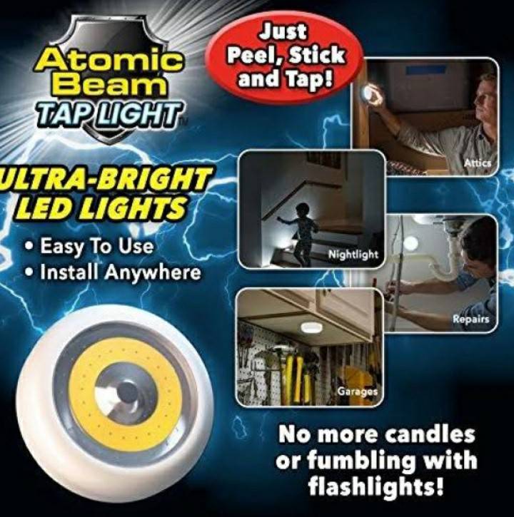 PK.Minimal Atomic Beam TapLight เป็นหลอดไฟ LED ที่สว่างอย่างน่าอัศจรรย์ ซึ่งจะช่วยให้คุณได้แสงสว่างในที่มืดและช่วยให้คุณได้เพิ่มมุมมอง