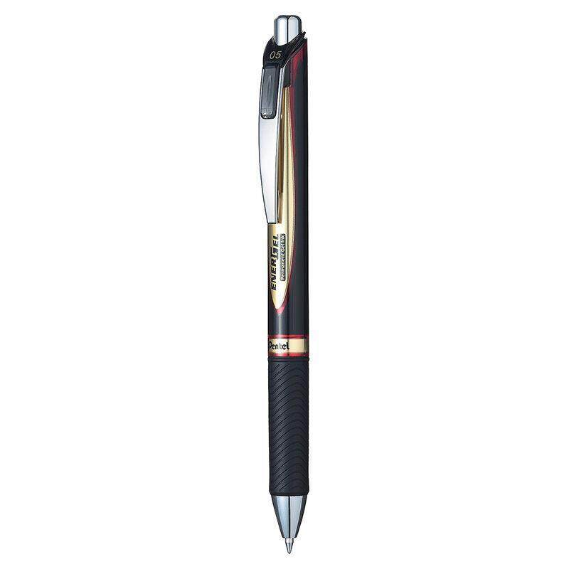 Electro48 เพนเทล ปากกาหมึกเจล Energel Permanent ขนาด 0.5 มม. หมึกสีแดง