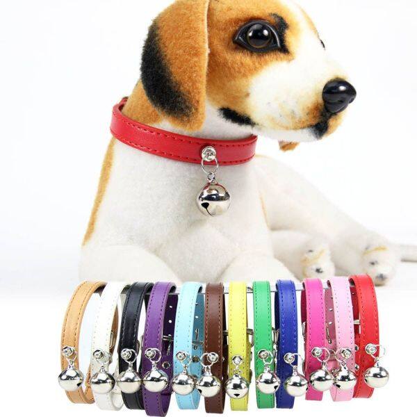 MEW MEW 3 15 màu Với chuông Chihuahua Sự an toàn Cat Collar Danh sách vật nuôi Dây đeo cổ cho chó con Vòng cổ cho chó