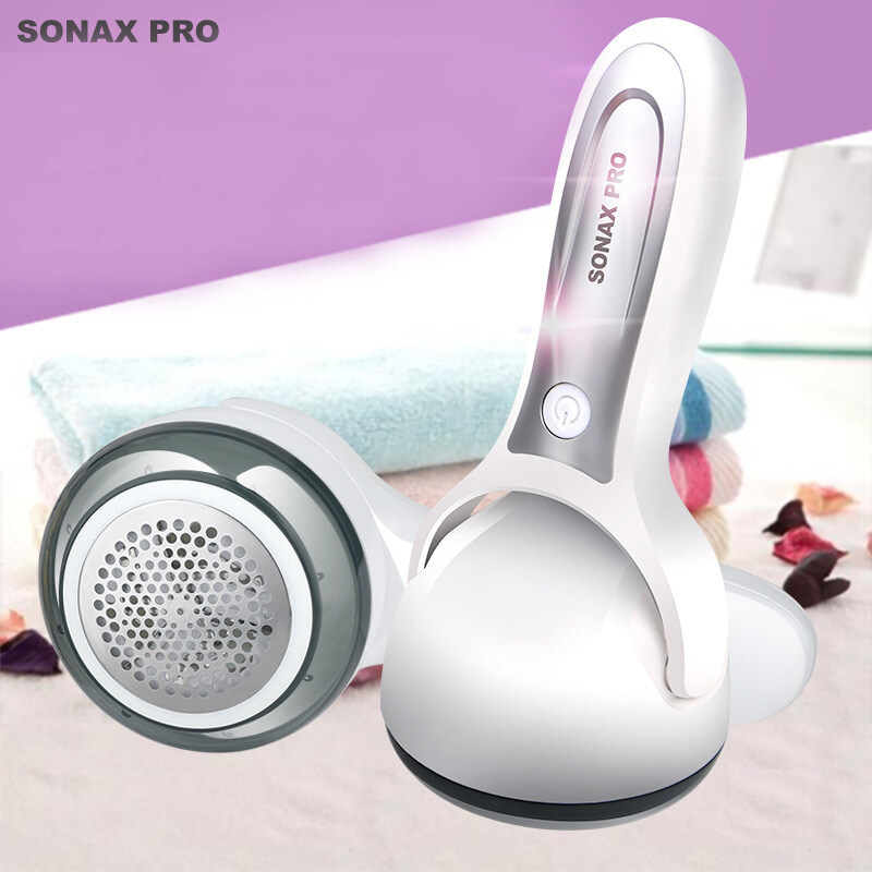 SONAX PRO Electric Lint Remover Portable Hair Ball Trimmer Sweaters Carpets Clothing Lint Pellets Cut Machine Fabrics Fuzz Shaver cao cấp