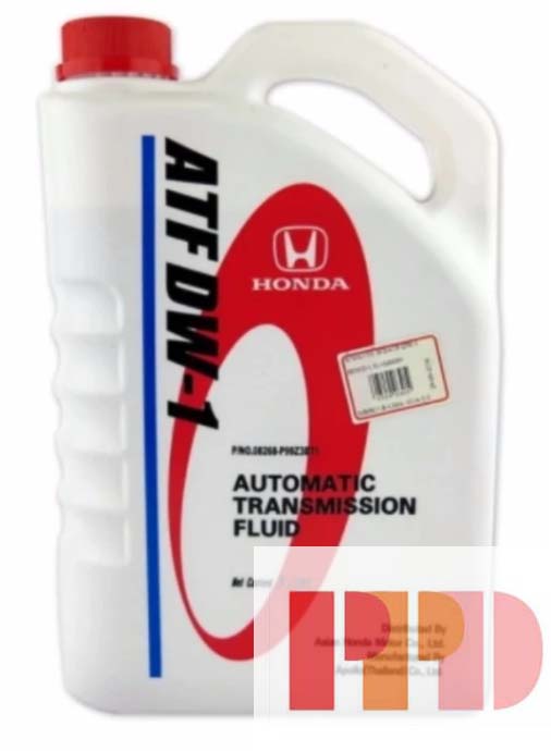 HONDA น้ำมันเกียร์ อัตโนมัติ ATF DW-1 (นํ้ามันเกรดใหม่) สำหรับรถฮอนด้าเกียร์ อัตโนมัติ Honda Jazz 2012 , Honda Accord 2012 , Honda Odyssey 2012 ขนาด 3 ลิตร รหัสอะไหล่แท้ (08268-P99-Z3BT1)