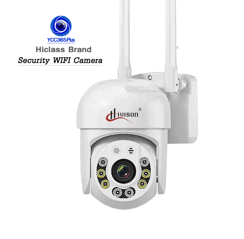 HIVISON outdoor กล้องวงจรปิดไร้สาย กันน้ำ5MP Full Color Mini PTZ Full HD 5MP 2เสา ip camera APP YCC365 WIFI camera มีภาษาไทย ทนน้ำ ทนแดด หมุนได้ 355°C ก้มเงย 90°C ภาพกว้าง 70°C