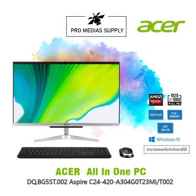 AIO Acer Aspire C24-420-A304G0T23Mi/T002