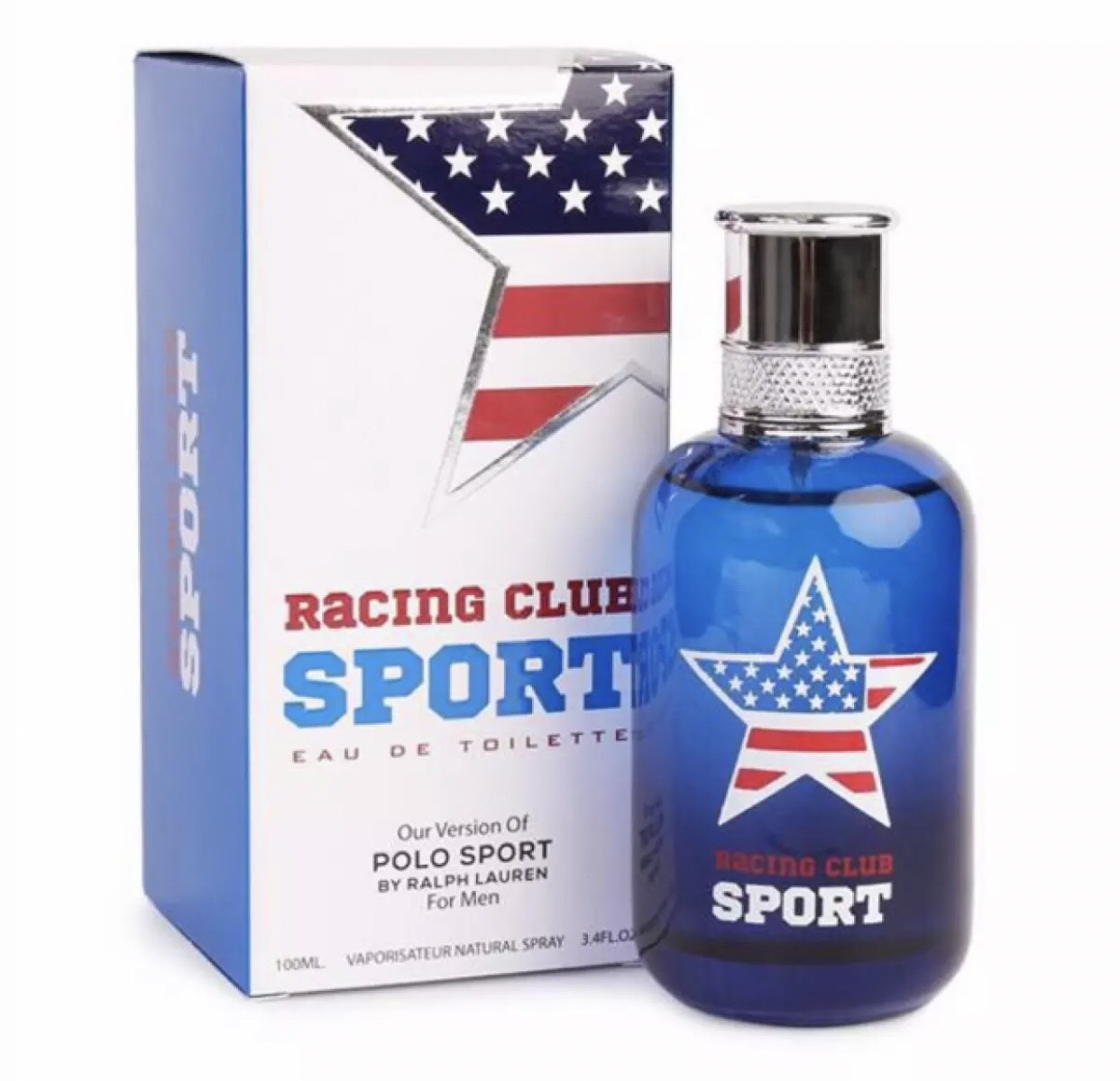 ( แท้ ) น้ำหอมอาหรับ RACING CLUB SPORT 100ml. น้ำหอมผู้ชาย สายสปอร์ตเท่ๆ กลิ่นหอมเทียบแบรนด์ POLO SPORT กลิ่นหอมสดชื่นมาก แนวชอบเล่นกีฬา ดูทันสมัย