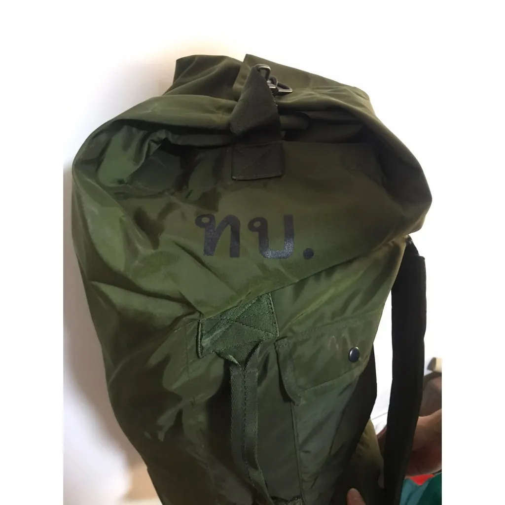 ถุงทะเล ทบ. แท้ 100% เป้ทหาร กระเป๋ากันน้ำ กระเป๋าเดินป่า กระเป๋าทหาร เป้เดินป่า ถุงกันน้ำ กระเป๋าสะพายทหาร กระเป๋าเป้ทหาร by PK ONE