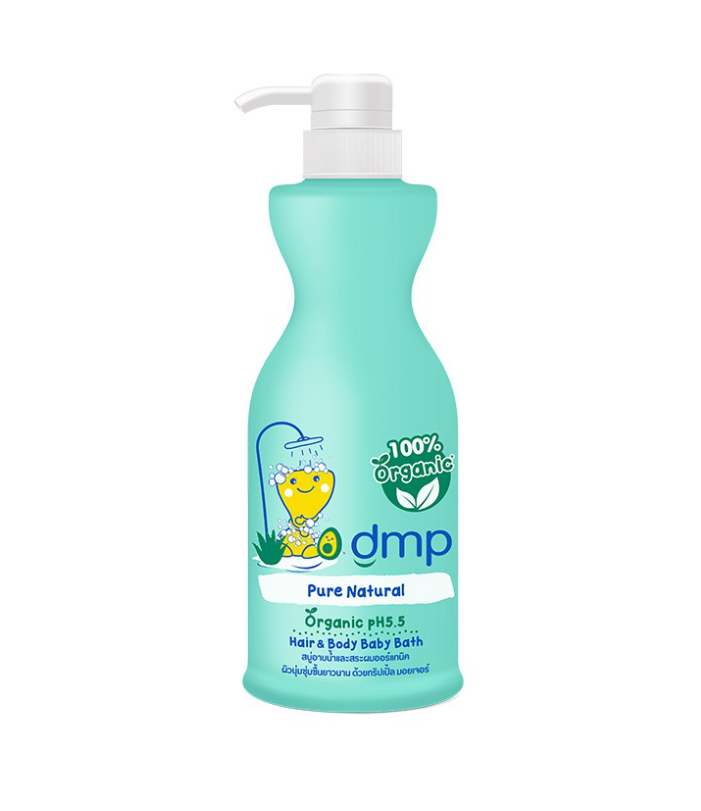 DMP ครีมอาบน้ำเด็ก Pure Natural สีเขียว พีเอช 5.5 สำหรับเด็ก 480 ml. 1 ขวด
