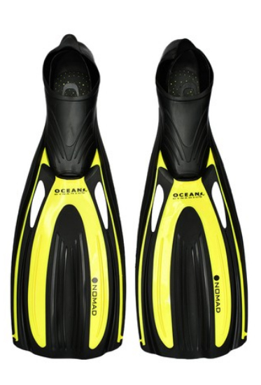 Unisex fins - Yellow, black