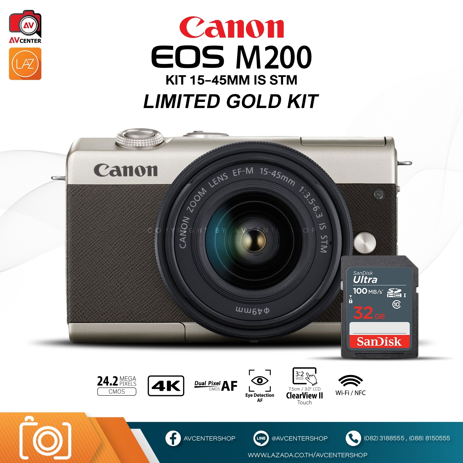 canon eos m200 リミテッドゴールド ミラーレスカメラ新製品