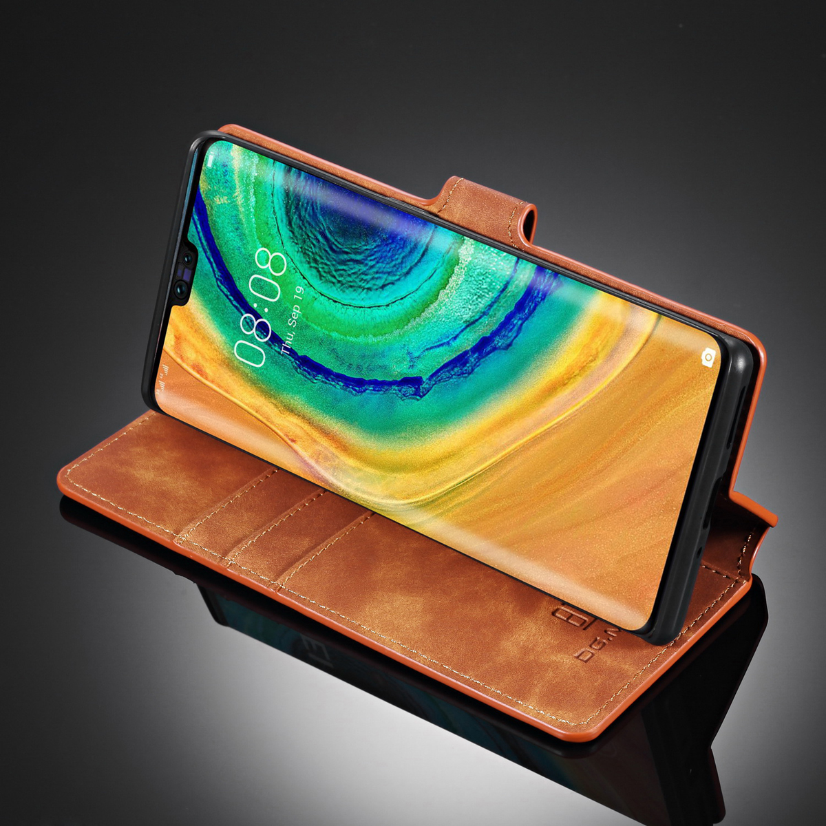 huawei-mate-30-pro-case-ruilean-premium-pu-leather-magnetic-flip-case