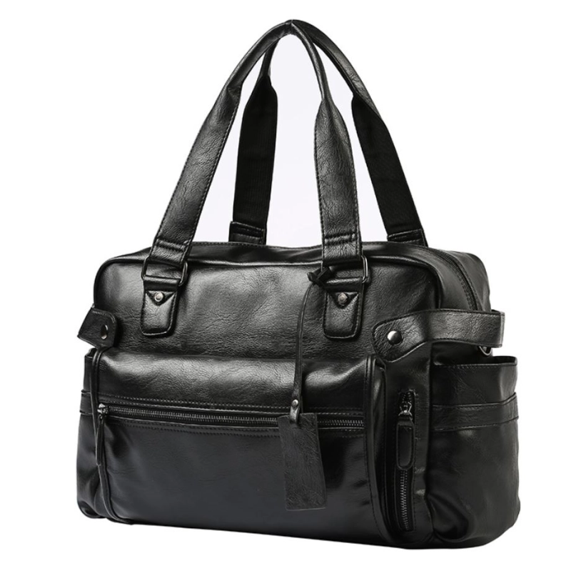 ภาพหน้าปกสินค้ากระเป๋าผู้ชาย กระเป๋าสะพายไหล่ กระเป๋าถือ Korea style รุ่น Travel Bag - 4010