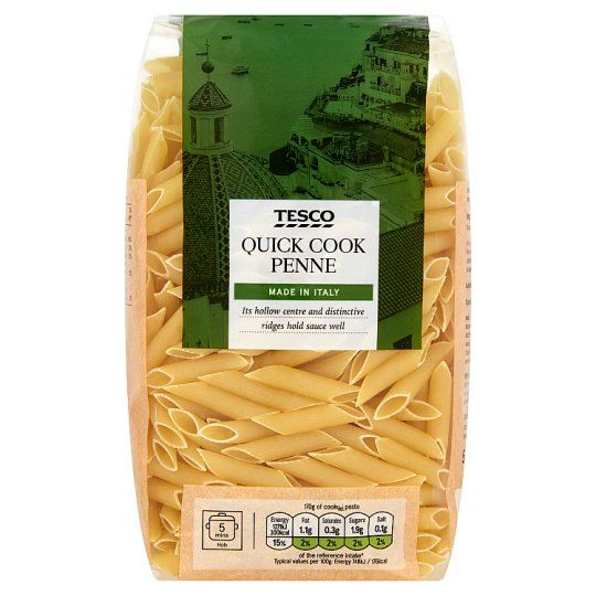 Tesco Quick Cook Penne Pasta 500g