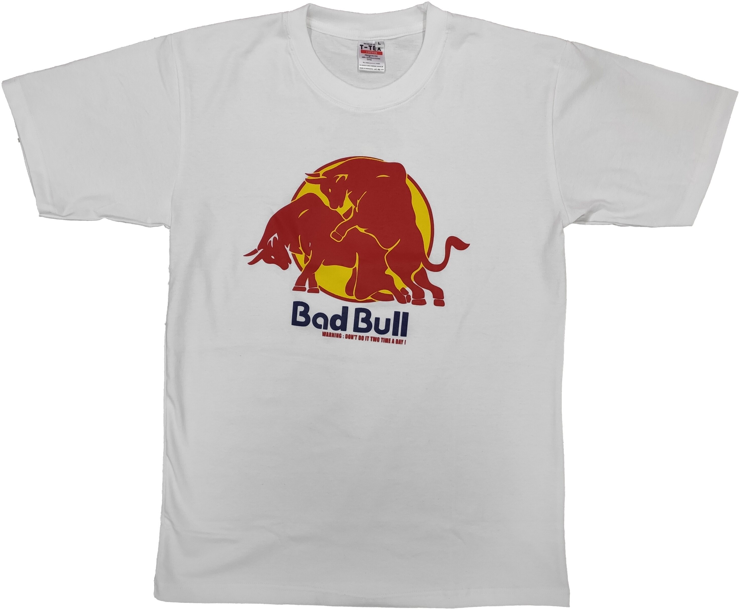 ⭐ Badbull ⭐ เสื้อยืด คอกลม แขนสั้น แฟชั่น Unisex Badbull Redbull กระทิง