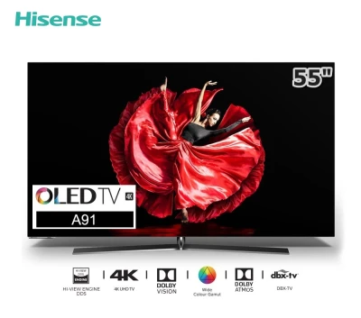 HISENSE 55 นิ้ว 55A91 OLED 4K SMART TV จอดี สินค้าเกรด Clearance