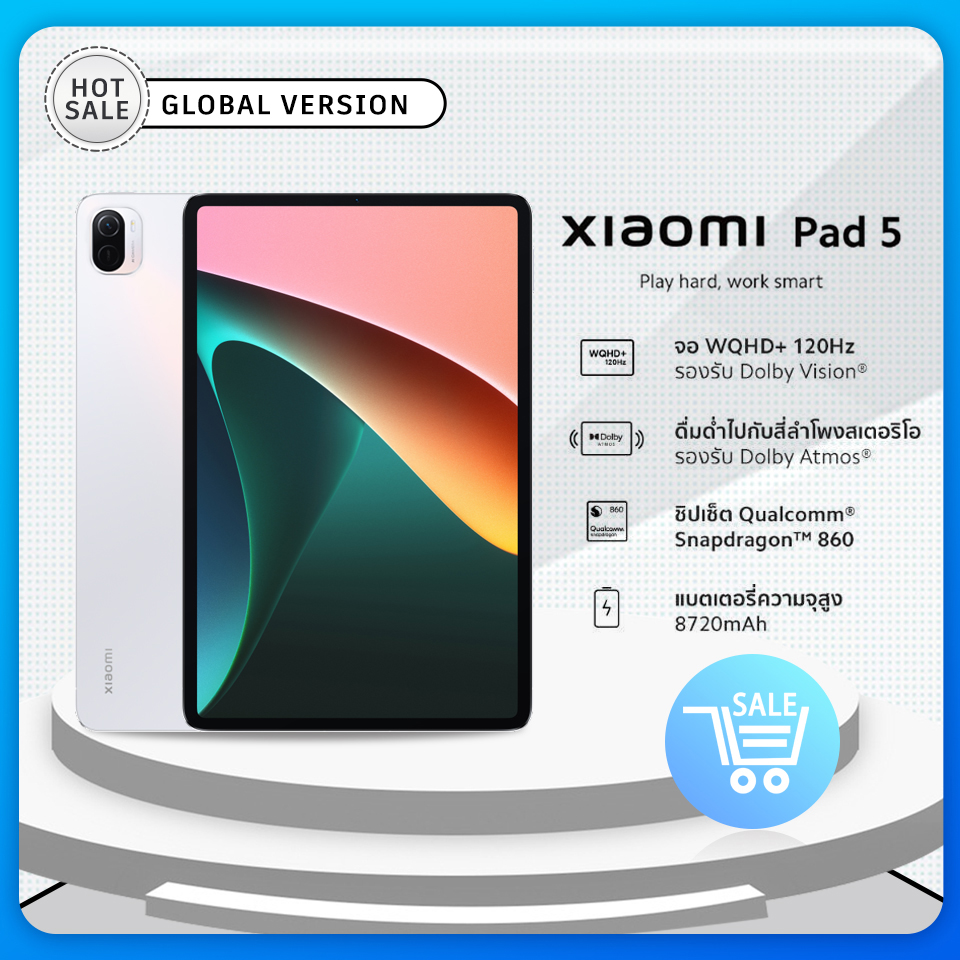 xiaomi Pad 5 แท็บเล็ตคอมพิวเตอร์ 6 128GB 256GB 11 นิ้ว 2.5K HD 120Hz ...