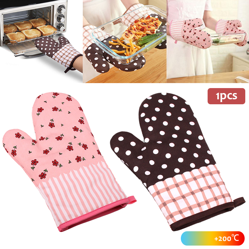 Realtec ถุงมือไมโครเวฟ (บรรจุ 1 ชิ้น) ถุงมือเตาอบ ถุงมืออบขนมปัง ถุงมือกันร้อน ถุงมือจับเตาอบ ถุงมือร้อน ถุงมือความร้อน baking glove