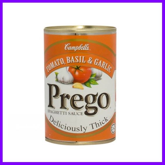โปรโมชั่นสุดคุ้ม โค้งสุดท้าย Prego Spaghetti Basil Garlic 300g สุดคุ้ม