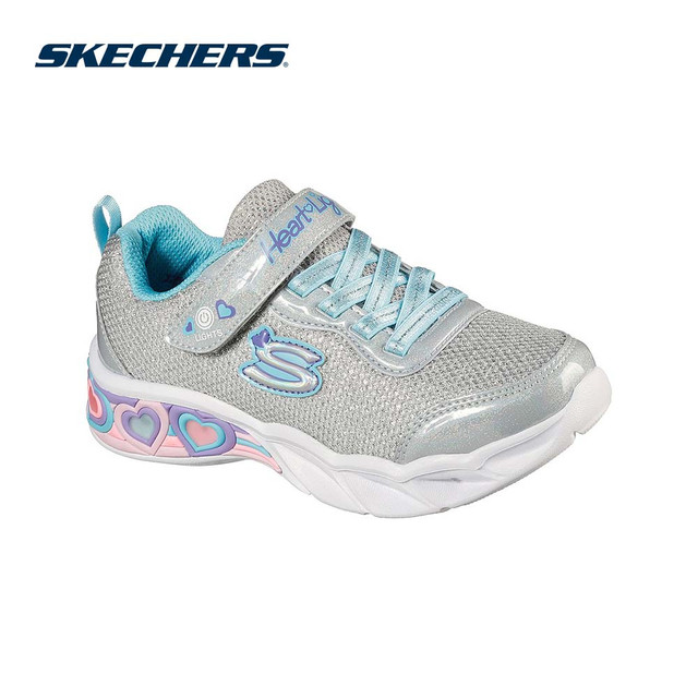 Skechers สเก็ตเชอร์ส รองเท้า เด็กผู้หญิง Sweetheart Lights Shoes - 302304L-GYMT