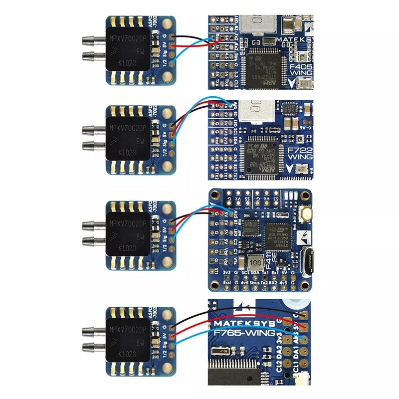 Systems Analog Airspeed Sensor ASPD-7002 Flight Controller for RC ...