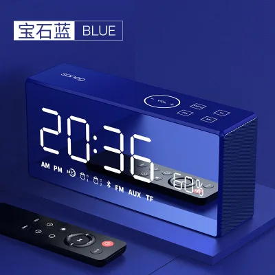 Sanag X9 Popular Wireless Bluetooth Speaker Family Mirror Small Sound Radio Alarm Clock Intelligent Speaker