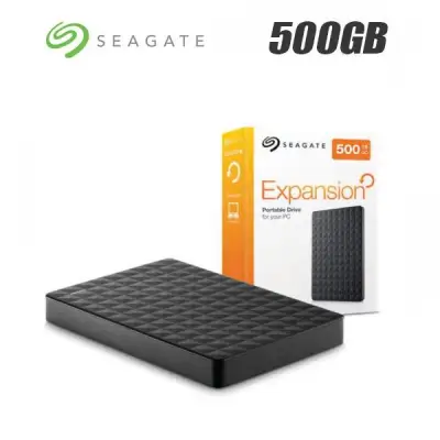 Seagate ฮาร์ดดิสก์ Hard Disk Portable Expansion USB 3.0 500GB