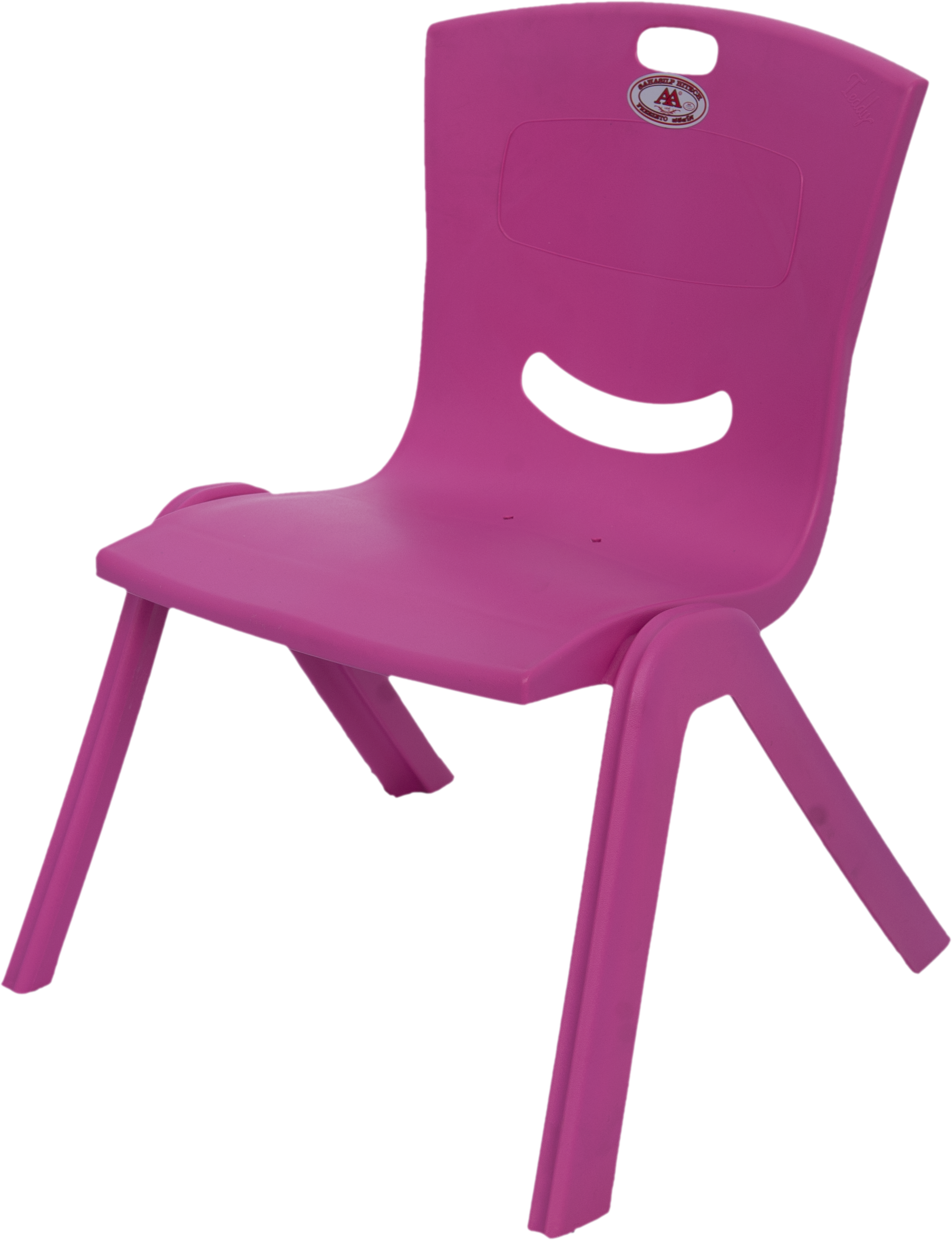 เก้าอีัพลาสติกพนักพิงทรงเตี้ย เก้าอี้เด็กรุ่นเท็ดดี้ พลาสติกเนื้อหนา แข็งแรง ขนาด : 38 x 39 x 52.5 (H) ซม. (ความสูงจากพื้นถึงที่นั่ง 28 cm.)