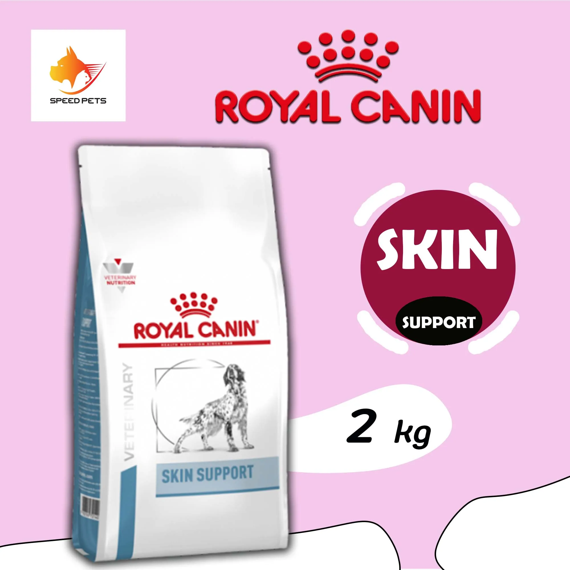 Royal canin skin support 2 kg.อาหารสุนัข อาหารสุนัขบำรุงผิวหนัง ดูแลผิวหนังเป็นพิเศษ รักษาโรคผิวหนัง 2กก.