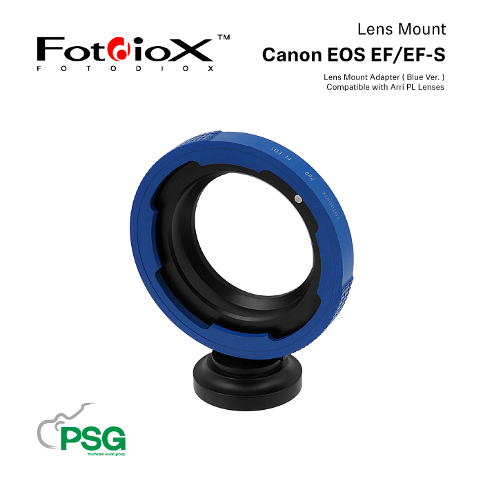 Fotodiox Pro Lens Mount Adapter (Blue Ver.) Compatible with Arri PL Lenses to Canon EOS EF/EF-S Cameras