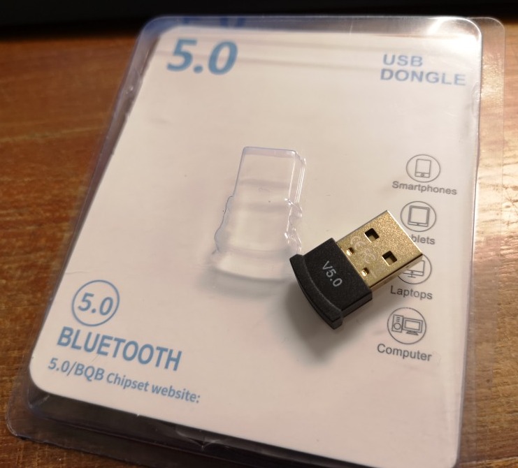 USB Bluetooth Adapter 5.0 บลูทูธ Desktop Computer CR-152 USB สำหรับใช้กับคอมพิสเตอร์ในกรณีที่เครื่องคอมไม่มี Bluetooth ในตัว การใช้งานดีมากๆ ค้นหาอุปกรณืเร็ว รับส่งไฟล์ดี