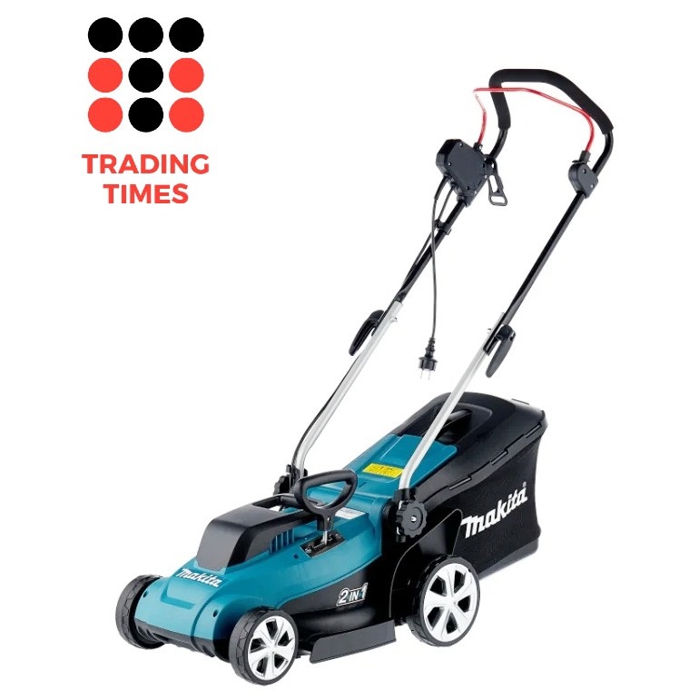 MAKITA ELM3320 เครื่องตัดหญ้ารถเข็น ไฟฟ้า ของแท้ - TRADING TIMES - ThaiPick