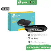 ภาพขนาดย่อของภาพหน้าปกสินค้าTP-LINK Switch(สวิตซ์ฮับ)Gigabit 5 Port รุ่นSG1005D(สินค้ารับประกันLifetime) จากร้าน APP Solution(จำหน่ายสินค้าไอที) บน Lazada
