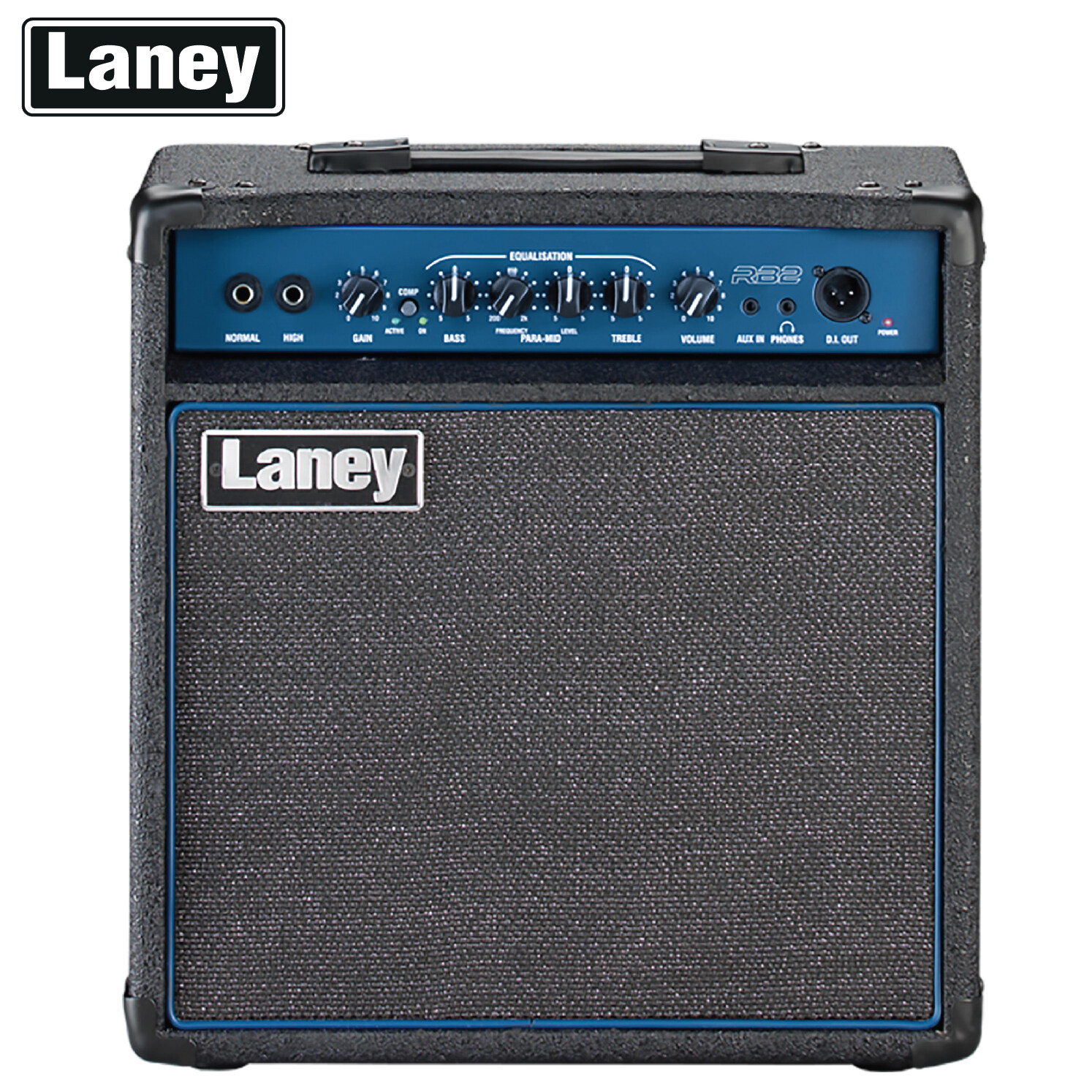 Laney® RB2 Bass Amp แอมป์กีตาร์เบส แอมป์เบส 30 วัตต์ ตั้งเอียงได้ ต่อหูฟัง/Aux In/ D.I. Out ได้ + แถมฟรี คู่มือ & สายไฟ **ประกันศูนย์ 1 ปี**