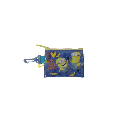 Despicable Me Minions Cartoon Character Children Coin Purse With hook