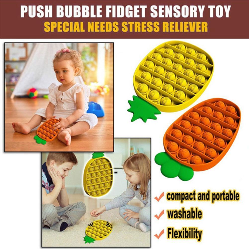 【Moh&toy】2021ล่าสุด Fidget ของเล่นของเล่น Push เกมฟอง Sensory ของเล่นตลกเด็กผู้ใหญ่ Relief ความเครียดของเล่นซิลิโคนออทิสติกความต้องการพิเศษของเล่น