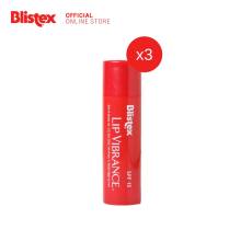 (แพ็ค 3) Blistex Lip Vibrance Quality from USA - ลิปบาล์มสีชมพู เพื่อบำรุง ให้ความชุ่มชื้น ปรับสภาพริมฝีปาก บลิสเทค