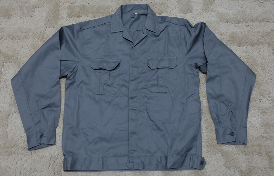 เสื้อช็อป เสื้อช่าง เสื้อช็อปช่าง​ เสื้อทำงาน เสื้อยูนิฟอร์ม​ uniform​ work​ ​shirt มือ 1 ของญี่ปุ่น ไซส์ 3L
