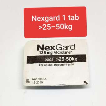 Nexgard 25-50 kg เนกการ์ด 25-50 กก.