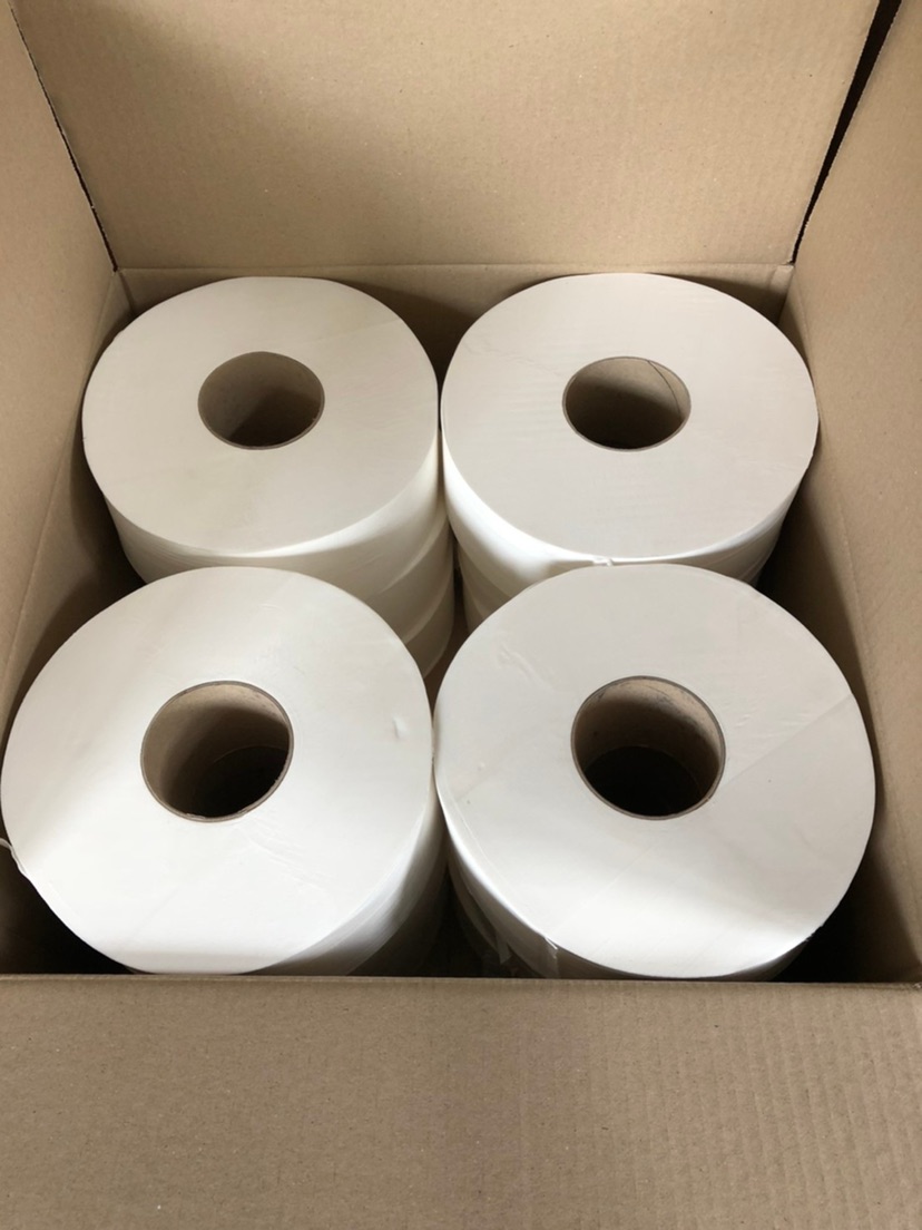 🔥⚡️🧻 กระดาษชำระม้วนใหญ่ JRT [ยกลัง12ม้วนแบบอัดลาย 300m 2ชั้น] คุ้มมากๆคะ!🧻ราคาพิเศษ (Jumbo roll tissue)