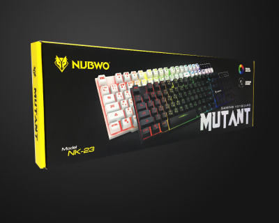 คีย์บอร์ดเกมมิ่ง NUBWO Mutant Gaming รุ่น NK-23 มีไฟ LED
